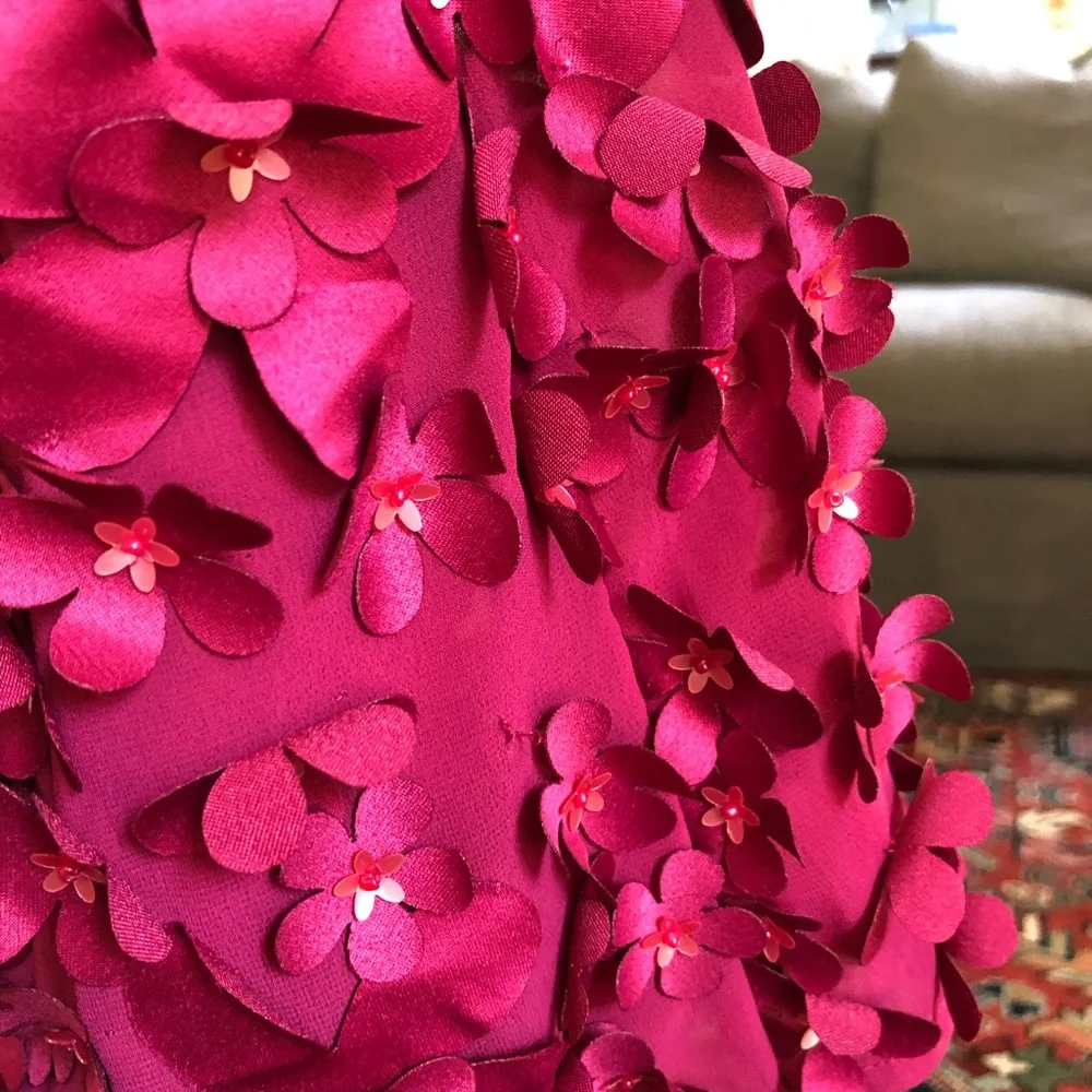 Anthropologie Varun Bahl Floral Appliqué Top - Picture 6 of 7